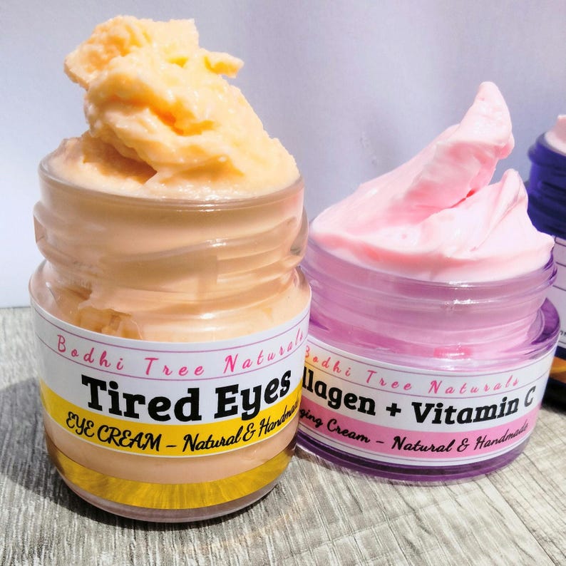 Tired Eyes cream and vitamin C + Collagen Face moisturizer Anti Aging Cream