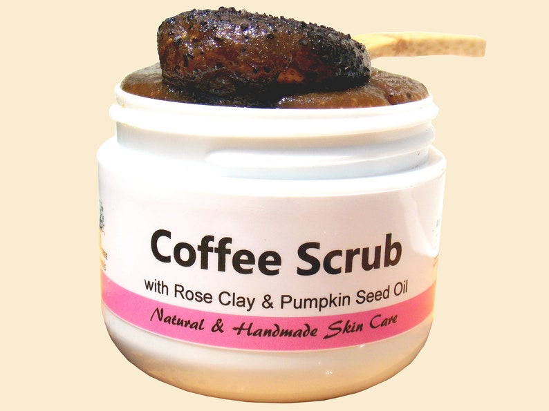 Exfoliating / Hydrating / Firming / Freshly Handmade / Facial Scrub 2oz / Coffee Scrub SALE Natural Skin Care image 9