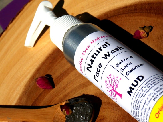 MATT Non Oily - MUD Face Wash 4oz/ Gentle Cleanser / Exfoliating wash / Natural Handmade skin Care