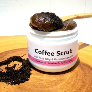 Exfoliating / Hydrating / Firming / Freshly Handmade / Facial Scrub 2oz  / Coffee Scrub SALE - Natural Skin Care