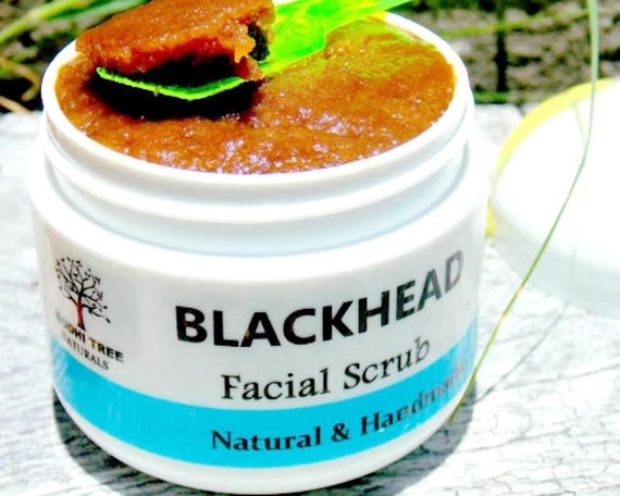 Hydrating Blackhead Facial Scrub Anti Aging Natural Handmade Exfoliating Scrub / Natural Organic Skin Care