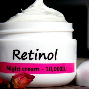 with Retinyl Palmitate _ Anti Aging Wrinkle cream non GMO _ Natural Handmade SkinCare image 9