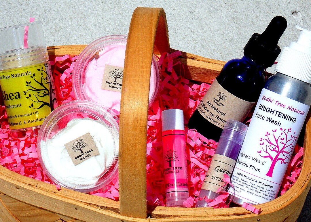 7 Piece Natural Skin Care Gift Set / Large Sizes Gift Kit Etsy