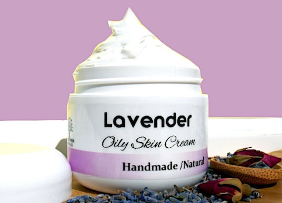 Oily & Combination Skin Cream  / Lavender Face cream /Face Moisturizer / Natural Skin Care Product