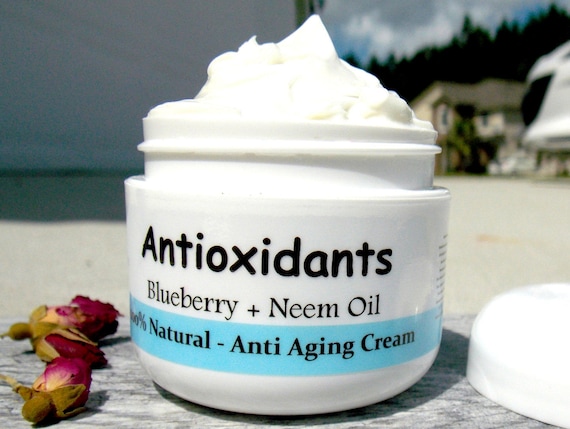 Antioxidant Face Cream /Face Moisturizer / Anti Aging VitaminC Handmade Natural Skin Care