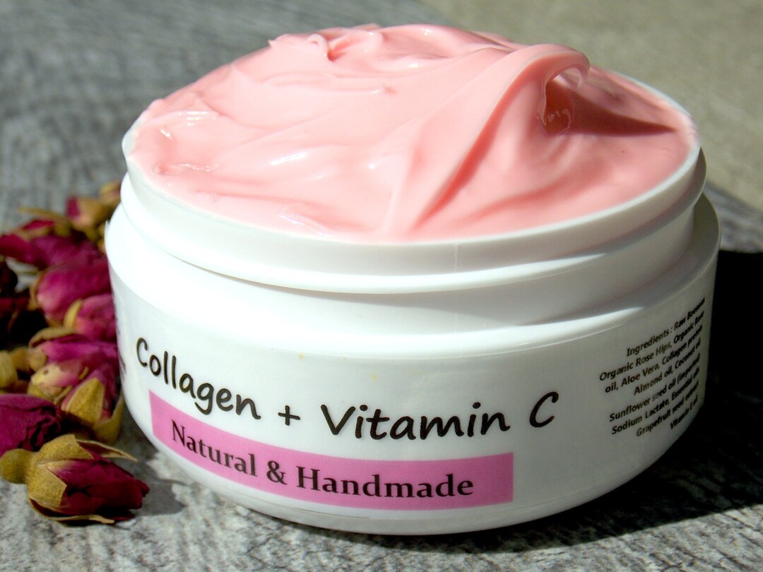 Vitamin C / Collagen Cream / Natural / Anti Aging / Bark Oil