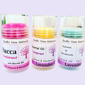BOGO Women&#39;s Natural Deodorant Cream Handmade Deo with Essential oils / Aluminum Free / Natural Handmade Skin Care
