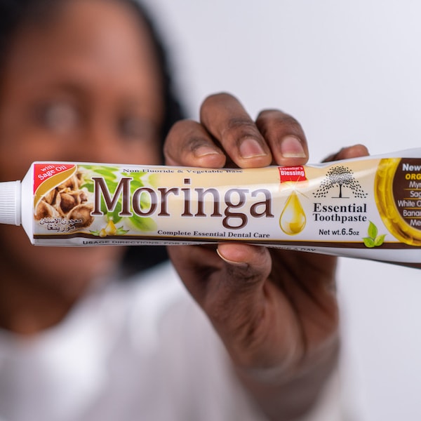 FLUORIDE FREE Organic Moringa Toothpaste