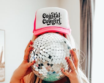 Coastal Cowgirl Trucker Hat: Snarky Adult Humor, Bachelorette Party