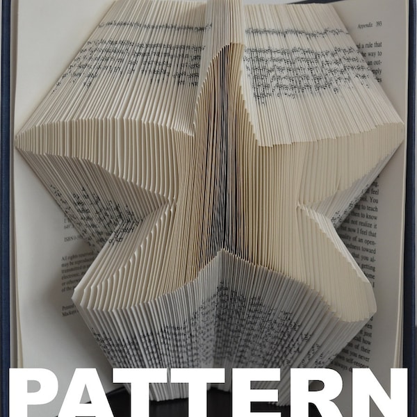 Book Folding Pattern -Starfish + Free Instructions