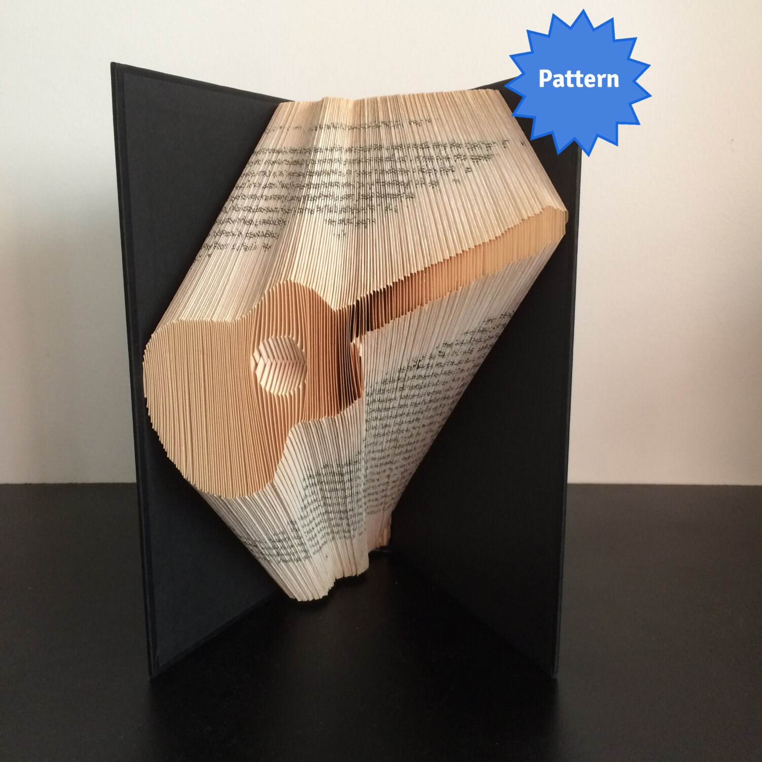 Guitar Book Folding Pattern + Free Pictorial Instructions, Husband, Boyfriend, Birthday