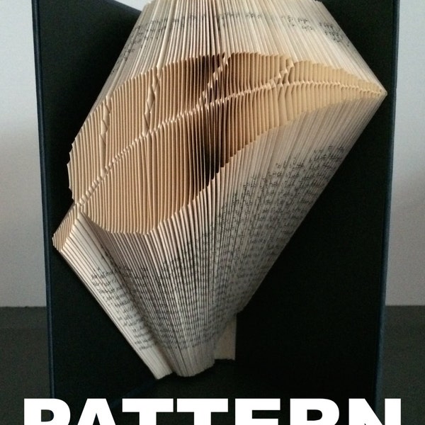 Book Folding Pattern - Leaf + Free Pictorial Instructions