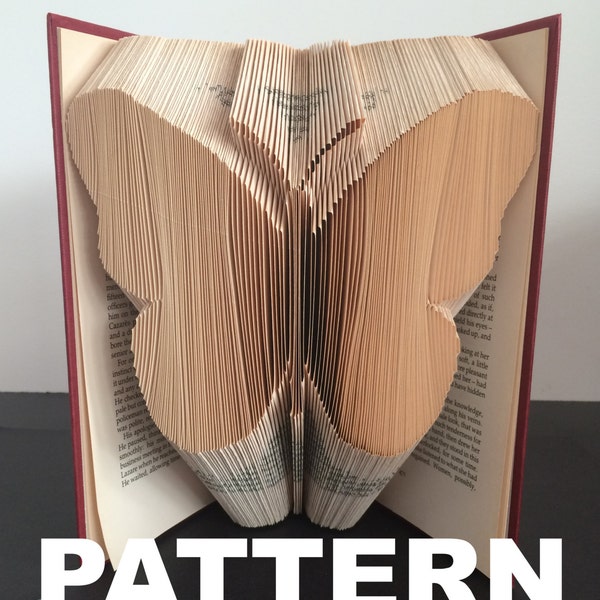 Book Folding Pattern - Butterfly + Free Instructions