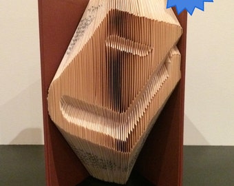 Book Folding Pattern - Book + Free Instructions - Birthday gift, Anniversary, Wedding