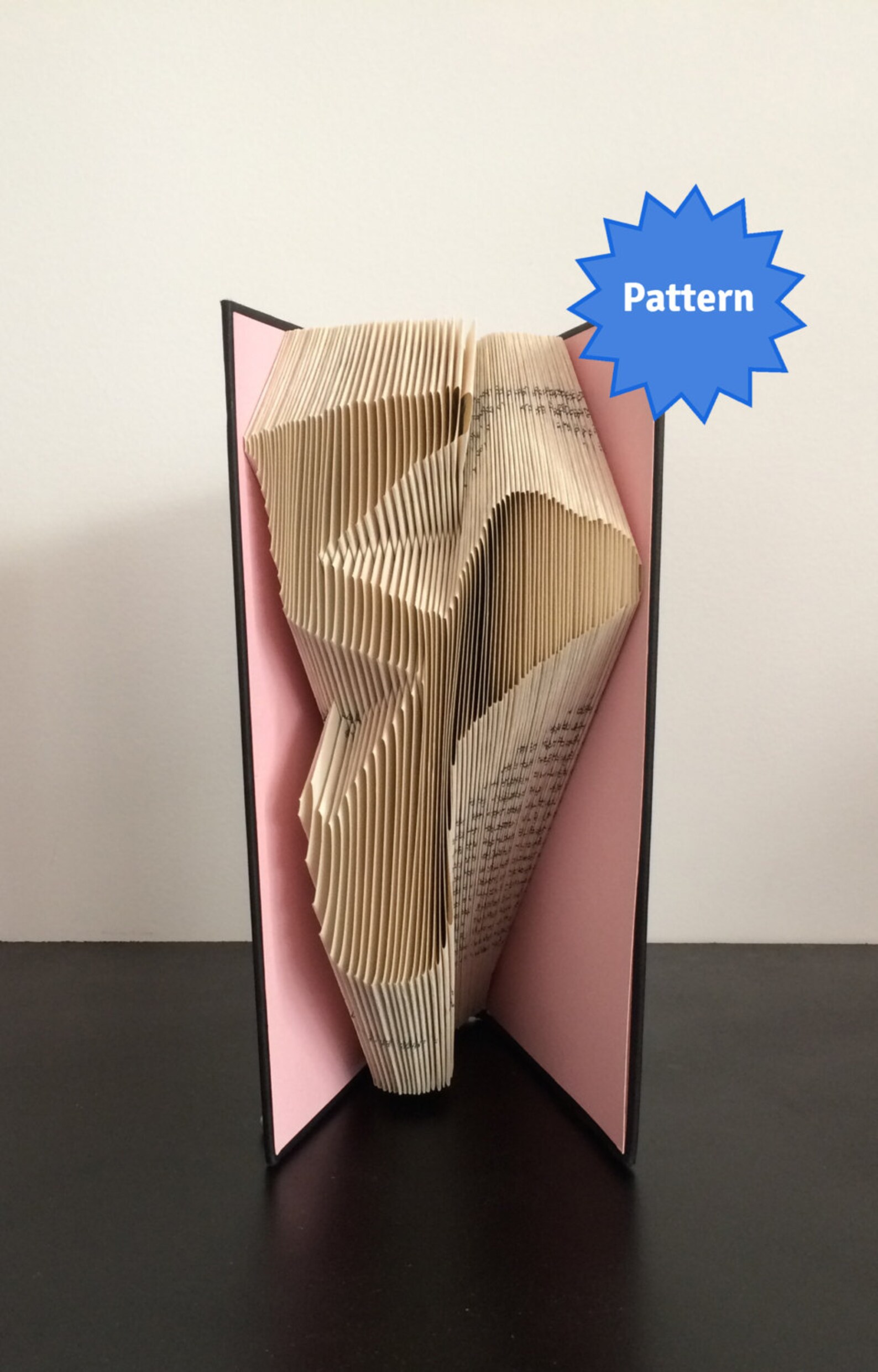 book folding pattern - ballet shoe + free instructions