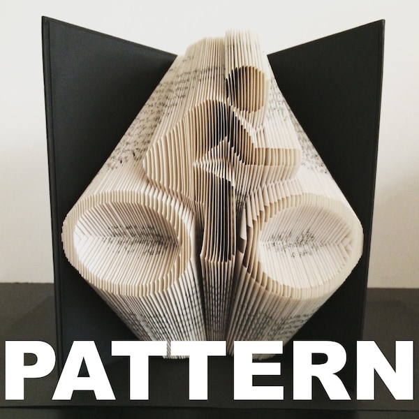 Book Folding Pattern - Bike Rider + Free Instructions