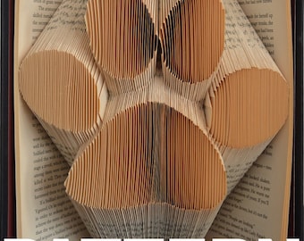 Book Folding Pattern - Large Paw Print + Free Instructions