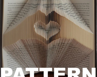 Book Folding Pattern - Heart in Hands + Free Instructions