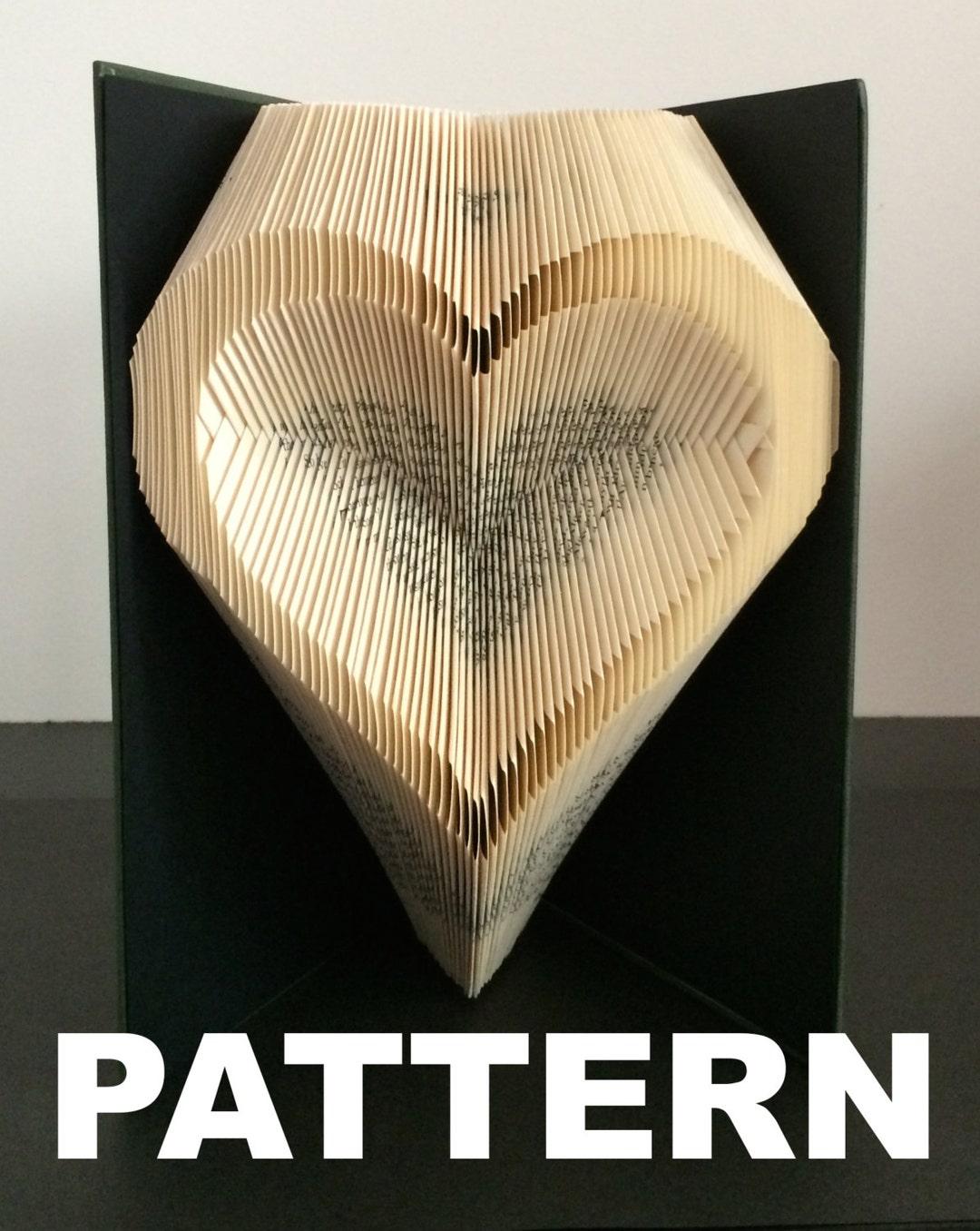 Book Folding Pattern Love Heart Free Instructions - Etsy book-folding-pattern-love-heart-free-instructions-etsy