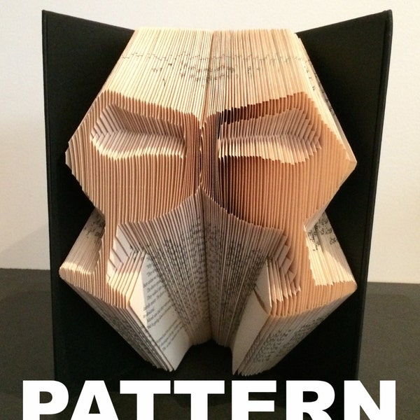 Book Folding Pattern - Wine Glasses + Free Instructions