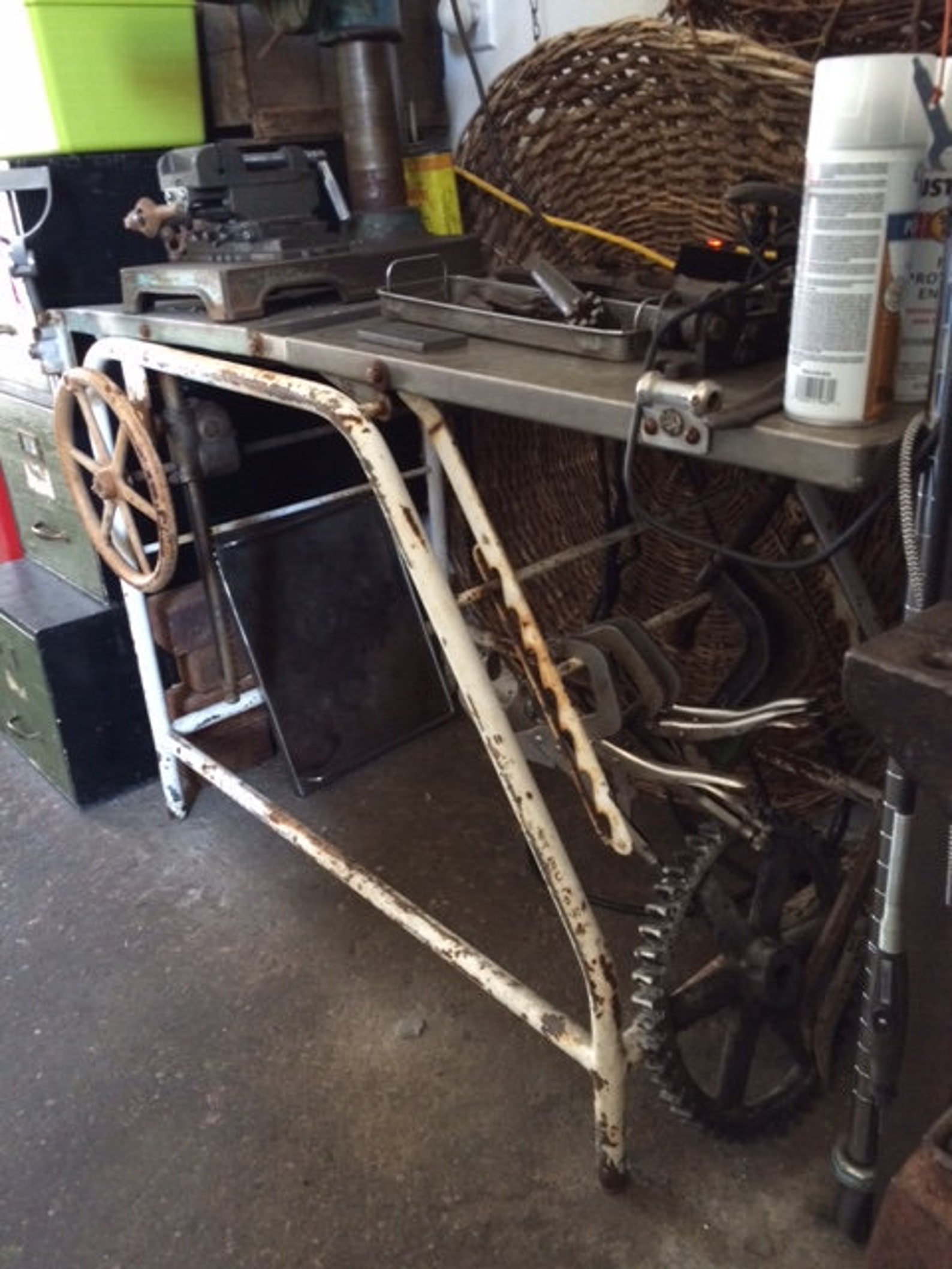 Antique Birthing Chair Table Etsy