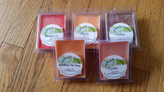 Set of 5 Clamshell Wax Melts; Customized Set of 5 Clamshell Wax Melts; 5 Wax Melts; Create a Set of Clamshell Wax Melts; Gifts