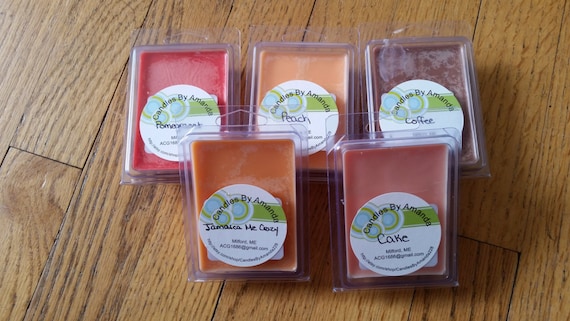 Soy Wax Melts in Clamshell Containers, Wax Melts, Gifts, Scented Soy Wax Melts, Clamshell Melts, Wedding and Party Favors