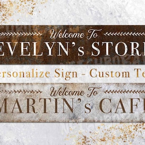 Personalized Metal Outdoor Sign: Custom Home Decor
