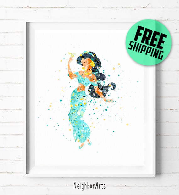 Download Free Aladdin Jasmine Print Disney Poster Disney Princess Jasmine Etsy SVG Cut Files
