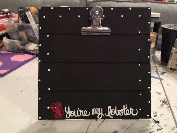 FRIENDS TV Show Wooden Clipboard Picture Frame You/'re My Lobster
