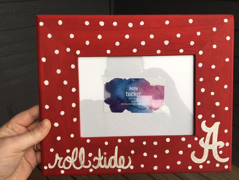 Alabama University Roll Tide Picture Frame 5 X 7 Photo Slot Image 0