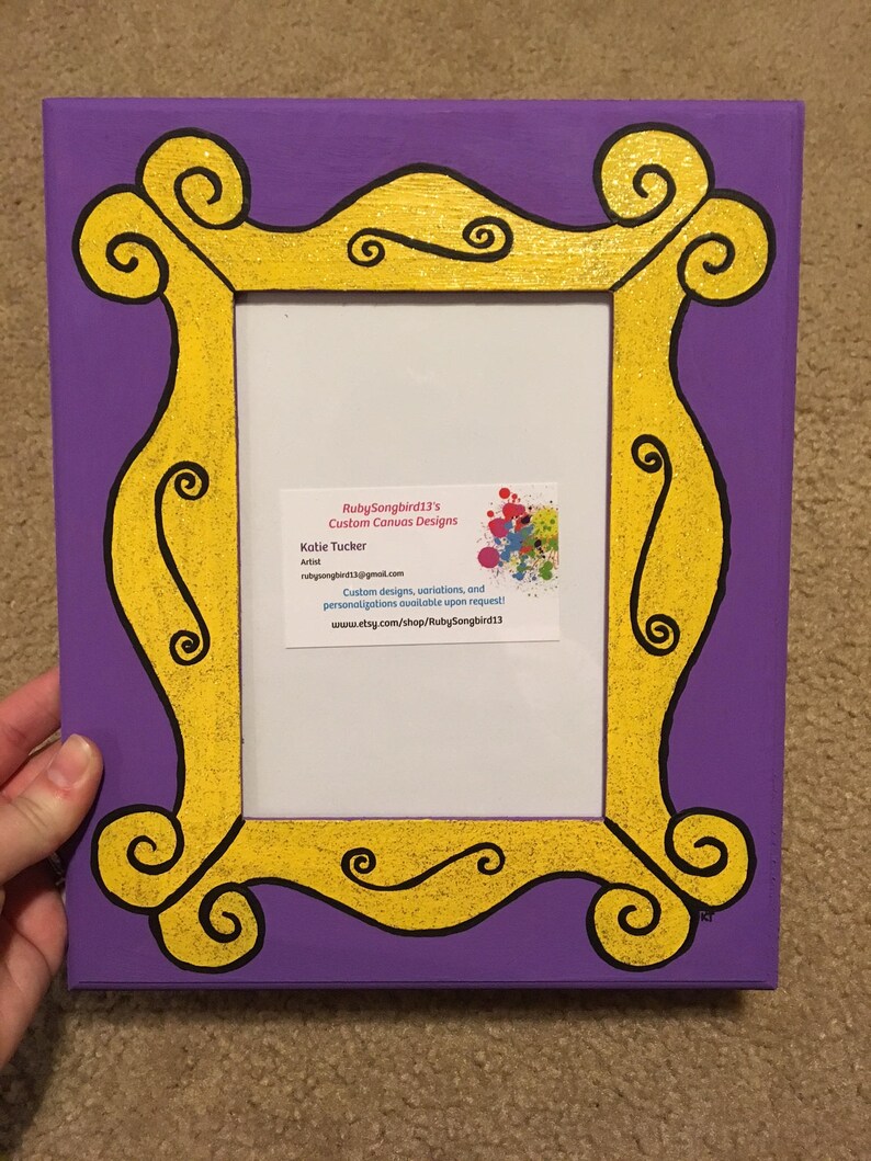 Download FRIENDS Purple Door Yellow Frame 5 X 7 Photo Slot | Etsy