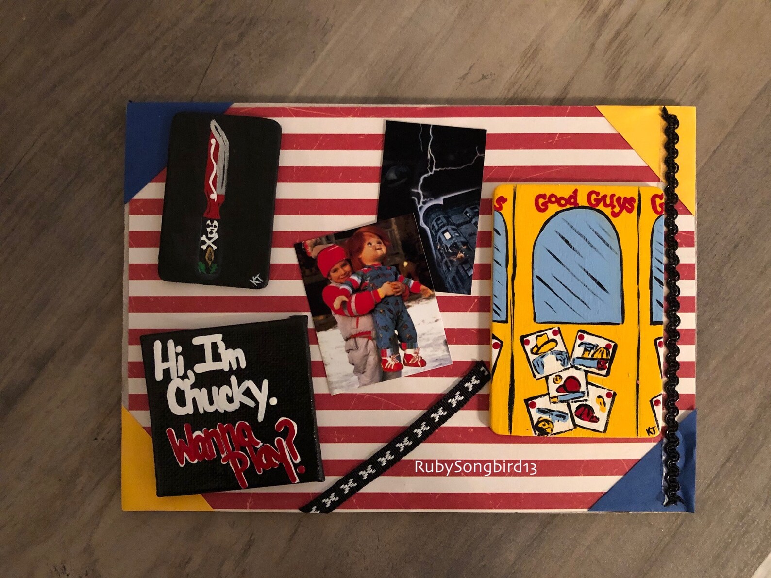 Chucky Child's Play Horror Shadowbox Display Case 1 Hand Etsy