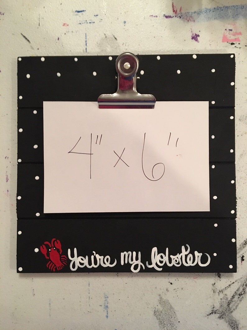 FRIENDS TV Show Wooden Clipboard Picture Frame You/'re My Lobster
