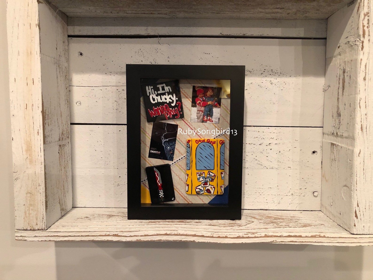 Chucky Child's Play Horror Shadowbox Display Case 2 Hand Etsy