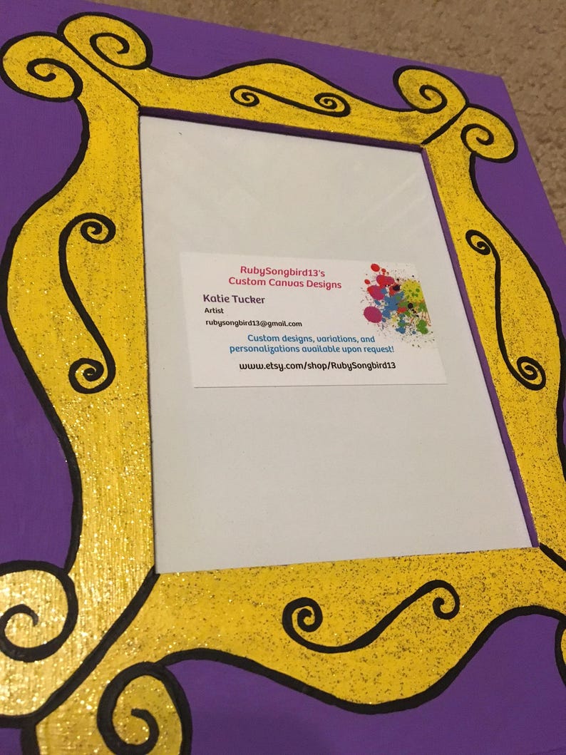 Download FRIENDS Purple Door Yellow Frame 5 X 7 Photo Slot | Etsy