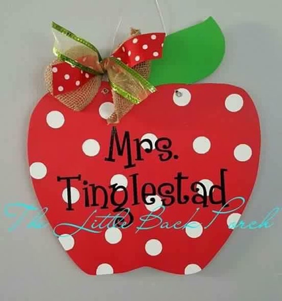 Mini Teacher Sign Teacher Sign Teacher Wreath Teacher | Etsy