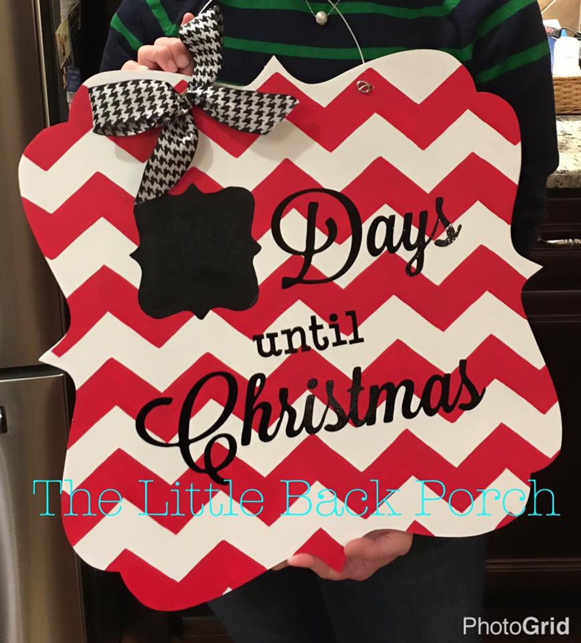 Christmas Countdown Door Hanger Days Until Christmas Etsy