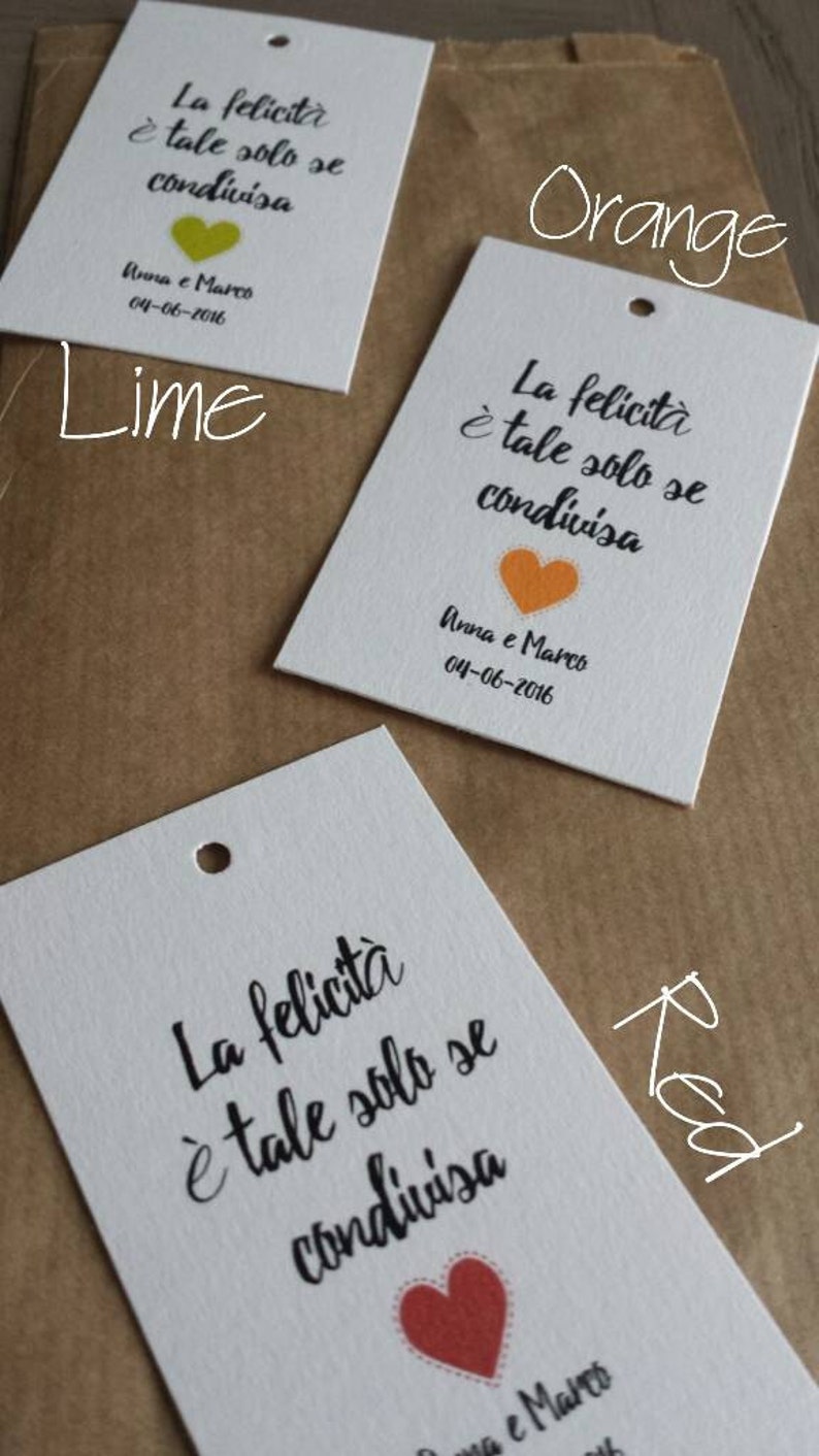 10 tags La felicità è tale solo se condivisa 10 Etsy Italia 10 tags La felicità è tale solo se condivisa 10 Etsy Italia