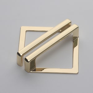 Nordic golden small handle wardrobe American modern minimalist cabinet handle drawer cabinet door bright gold E120