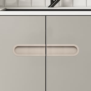 Embedded cabinet door concealed handle cabinet wardrobe drawer groove embedded cabinet door handle E260