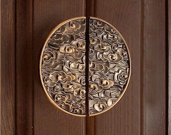 New Chinese style handle wooden cabinet door handle paired handle cabinet door drawer furniture hardware G16