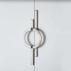 Modern Golden Cabinet Handle: Semi-Round Zinc Alloy Drawer Pull
