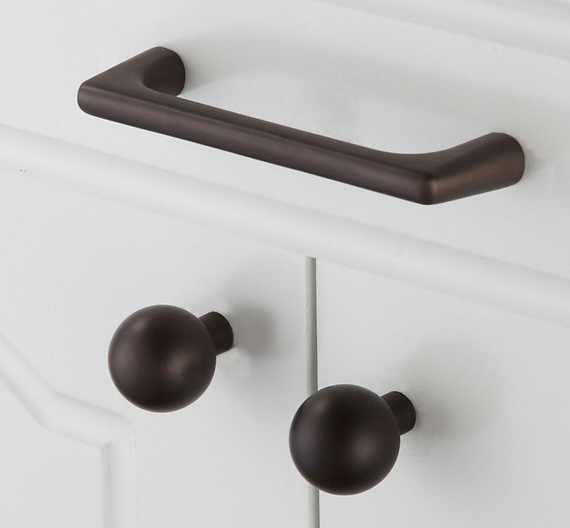 Pure Copper Handle Door American Simple Brass Nordic Etsy