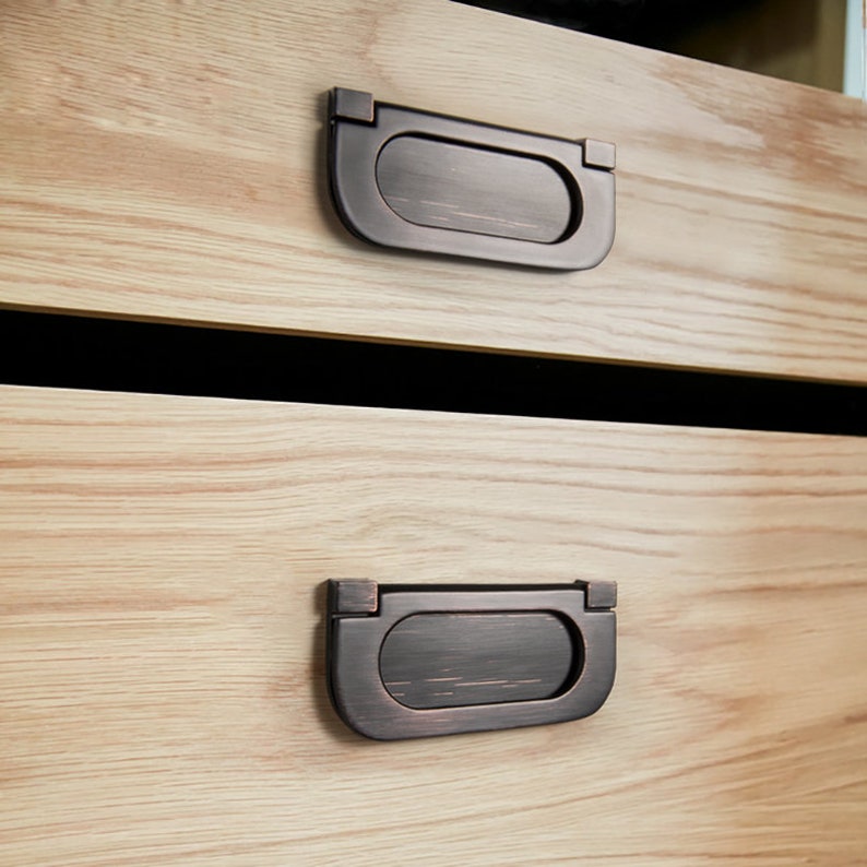 Cabinet drawer drawer drawer wardrobe invisible handle cabinet door secret handle simple hand pull handle R20