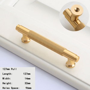 Modern and Simple American Drawer Wardrobe Handle Nordic Light - Etsy