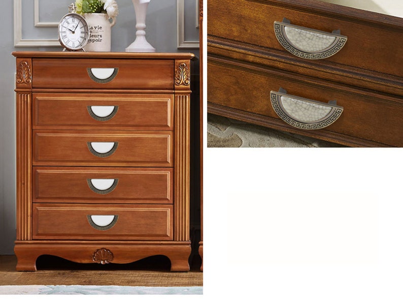Chinese Classical Cabinet Drug Cabinet Door Handle Ancient Copper Ancient Cabinet Drawer Cabinet Wine Cabinet Pull Ring R575