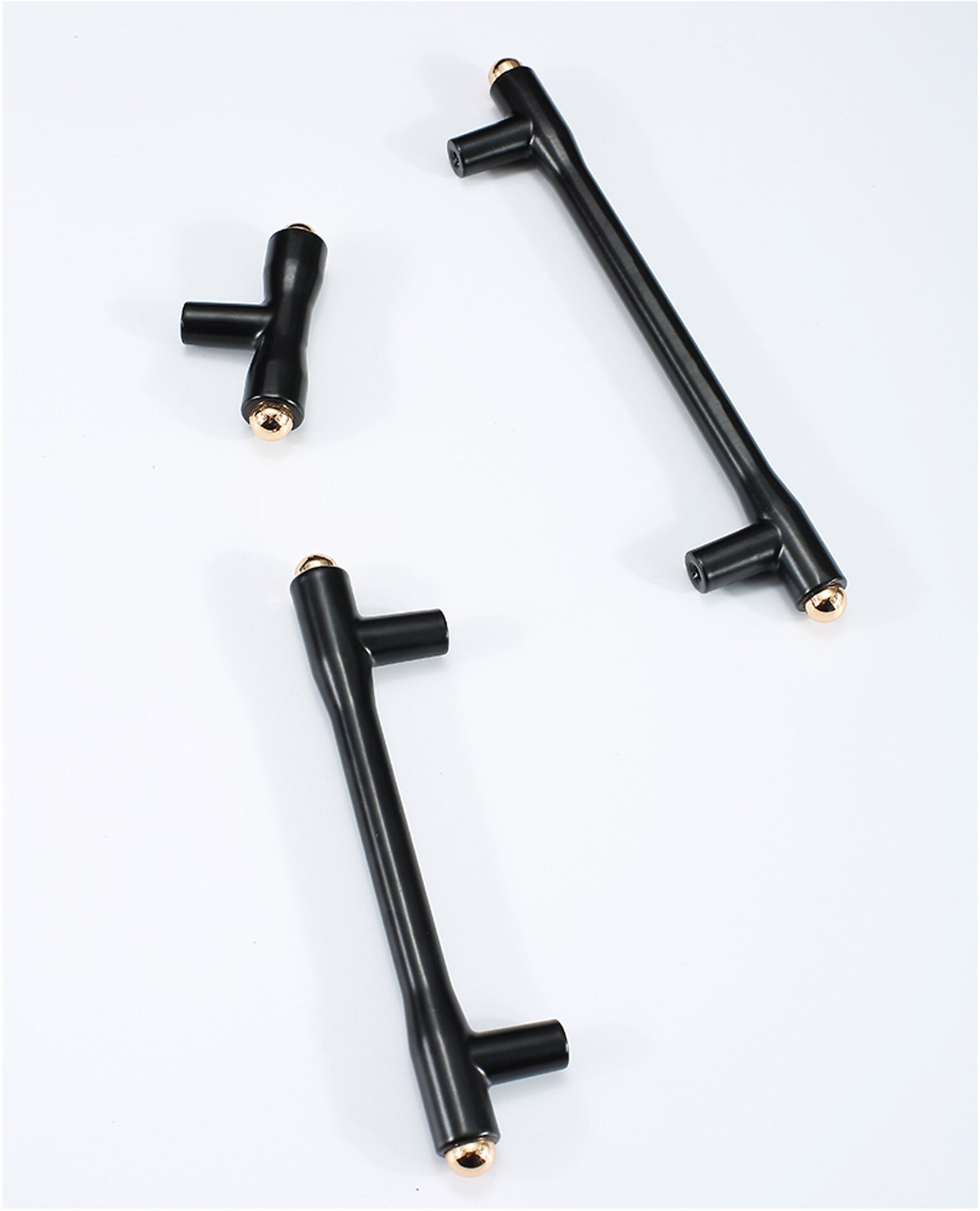 Black door handle modern minimalist white wardrobe Etsy