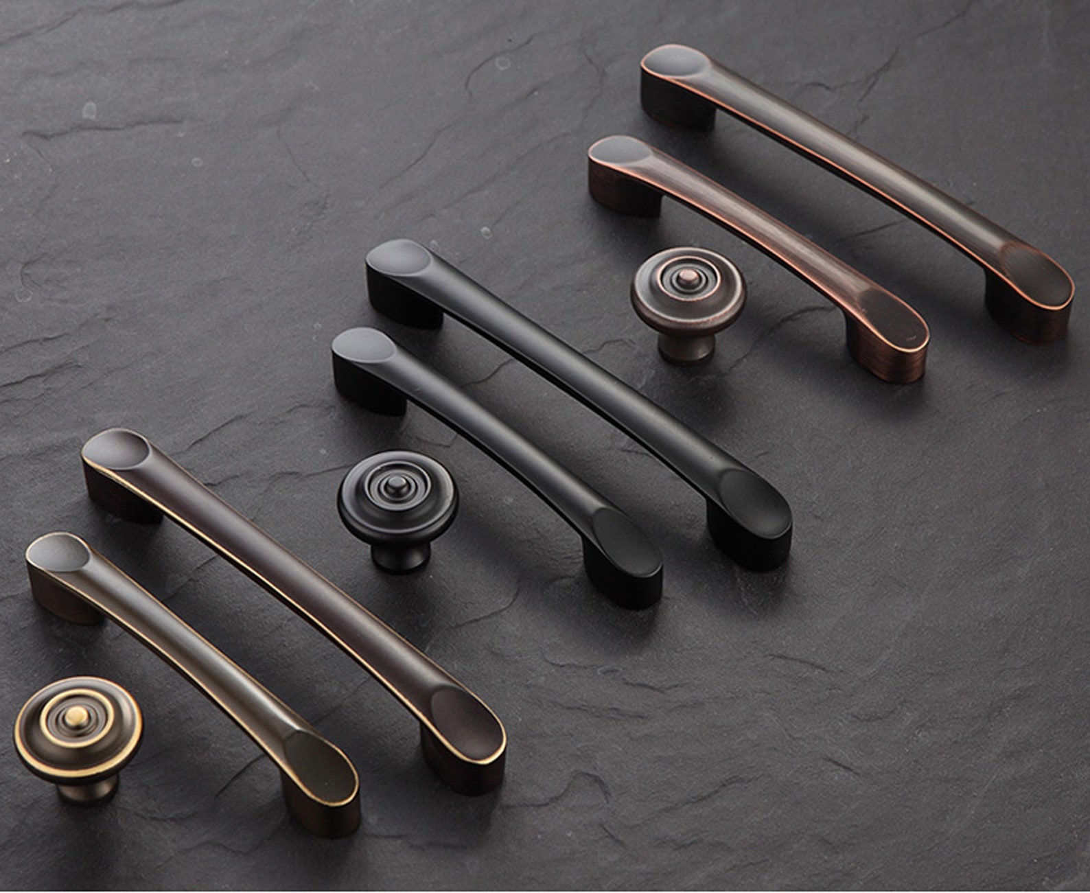 Pure Copper Handle Door Modern Minimalist Drawer Etsy