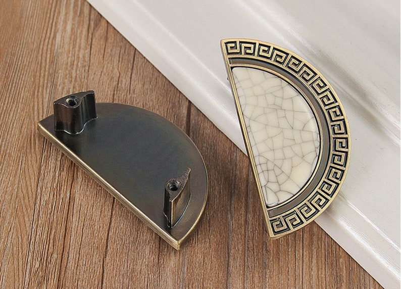 Chinese Classical Cabinet Drug Cabinet Door Handle Ancient Copper Ancient Cabinet Drawer Cabinet Wine Cabinet Pull Ring R575